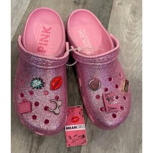 NWT Crocs Mean Slingback Clogs Mens Size 12 Pink Outdoor Round Toe Slip On